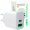 Charger Greencell PowerSource Duo30 30W White (CHARB-GC-30AC-W)