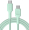 Kabelis Green Cell PowerStream USB Type-C Male - USB Type-C Male 100W Mint Green 1.2m (KABGC100PS120MG)