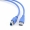 Kabelis Gembird USB Male - USB Male B 3.0 3m Blue (CCP-USB3-AMBM-10)