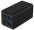 Charger Gembird 4-port 65 W GaN USB PowerDelivery Fast Charger Black (TA-UC-2A2C-PD65-01BK)