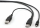 Kabelis Gembird Dual USB Male - MiniUSB Male 0.9m Black (CCP-USB22-AM5P-3)