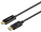 Kabelis SAVIO Display Port - HDMI 4K 60Hz 1,5m (CL-189)
