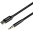 Kabelis SAVIO USB-C – MiniJack 3.5 mm 2m (CL-188)