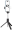 Selfie statīvs Quik QS-621 ar lampu Black (QS-621)
