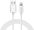 Kabelis SAVIO USB-A – Lightning 1 m, White, 2.4A (CL-192)
