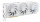 Videokarte PowerColor Radeon RX 9060 XT Hellhound Spectral White 16GB OC (RX9060XT 16G-L/OC/WHITE)
