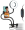 Statīvs SBS Swivel LED ring Table clip (TESELFIESPOTRING)