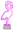 Led lampa Pink Flamingo Vibes Neon effect (LUNEONFLAM)