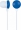 Gembird MHP-EP-001-B Candy Blue (MHP-EP-001-B)