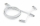 Gembird USB Male - MicroUSB/Type C/Lightning Male 1m White (CC-USB2-AMLM32-1M-W)