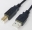 Kabelis Brackton USB Male - USB Male B 1.8m Black (US2-ABB-0180.B)