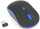 Gembird MUSW-4B-03 Wireless Black/Blue (MUSW-4B-03-B)