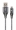 Gembird USB Male - Lightning Male Premium cotton braided 1m Space Grey/White (CC-USB2B-AMLM-1M-WB2)
