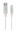 Gembird USB Male - Micro USB Male Premium cotton braided 2m Silver/White (CC-USB2B-AMMBM-2M-BW2)