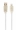 Gembird USB Male - Lightning Male Premium rubber 1m White (CC-USB2R-AMLM-1M-W)