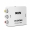 Roger RCA Female - HDMI Female + Audio White (RG-HDMI-RCA-CON-WH)
