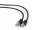 Gembird patchcord RJ45 cat.5e UTP 3m Black (PP12-3M/BK)