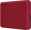 Ārējais cietais disks Toshiba Canvio Advance 4TB Red (HDTCA40ER3CA)