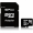 SiliconPower 16GB MicroSDHC + Adapter (SP016GBSTH010V10SP)
