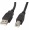 RoGer USB Male to USB B Male Printer Cable 1m Black (RO-AM-BM-1M-BK)