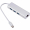 RoGer AD15642 USB-C Hub 3 x USB 3.0 / RJ45 Silver (AD15642)