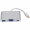 RoGer Type-C to VGA / USB / USB-C Silver (AD15645)