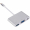 RoGer Type-C to VGA / USB / USB-C Silver (AD15645)