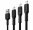 Green Cell USB Male - Lightning Male x 3 1.2m LED Backlight (KABGCSET04)