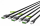 Green Cell USB Male - Lightning Male x 3 1.2m LED Backlight (KABGCSET04)