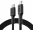 Green Cell GC Power Stream USB Type-C Male - Lightning Male 1m MFi Black (KABGC07)