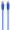 Gembird CAT5e UTP RJ45 Male - RJ45 Male 1m Blue (PP12-1M/B)