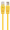 Gembird CAT5e UTP RJ45 Male - RJ45 Male 1m Yellow (PP12-1M/Y)