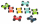 RoGer Wooden slide track with 8 cars (RO-SLI-TRACK)