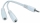 Kabelis Gembird 3.5 mm audio splitter (CCA-415W)