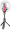 RoGer V14 Universal Tripod Stand for Selfie with LED Lamp (RO-V14-BK)