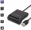Qoltec ID Card / Smart Card USB 2.0 Plug & Play with 85cm Cable Reader Black (50642)