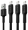 Green Cell GC Ray Cable Set 3x USB - Lightning with the LED Diode Fast Charging 1.2m (KABGCSET05)