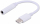 Adapter Savio USB Type Male - 3.5mm Female White (AK-35/W)