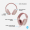 Austiņas Logitech Zone Vibe 100 Rose (981-001224)