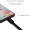 Kabelis Green Cell USB-A Male - Lightning Male with Fast Charging 25cm Black (KABGC02)