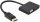 Adapter Gembird DisplayPort Male - HDMI Female + VGA Female Black (A-DPM-HDMIFVGAF-01)