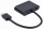 Adapter Gembird HDMI Male - HDMI Female + VGA female + Audio Cable Black (A-HDMIM-HDMIFVGAF-01)