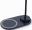 Galda lampa Gembird Desk Lamp with Wireless Charger Black (TA-WPC10-LED-01)