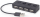USB Hub Gembird USB 2.0 4-port Hub with Switches Black (UHB-U2P4-05)