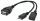 Adapteris Gembird USB OTG USB socket + MicroUSB socket - MicroUSB plug (A-OTG-AFBM-04)
