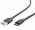 Kabelis Gembird USB Male - Type C Male 1m Black (CCP-USB2-AMCM-1M)