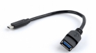 Gembird OTG USB Type C Male - USB Female 0.2m Black USB 3.0 (A-OTG-CMAF3-01