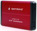 HDD enclosure Gembird 2,5 HDD SATA USB 3.0 (EE2-U3S-2-R